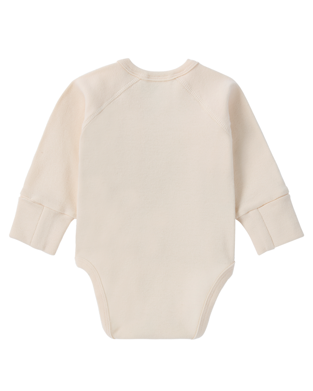 Organic Kimono L/S Bodysuit - Eggshell