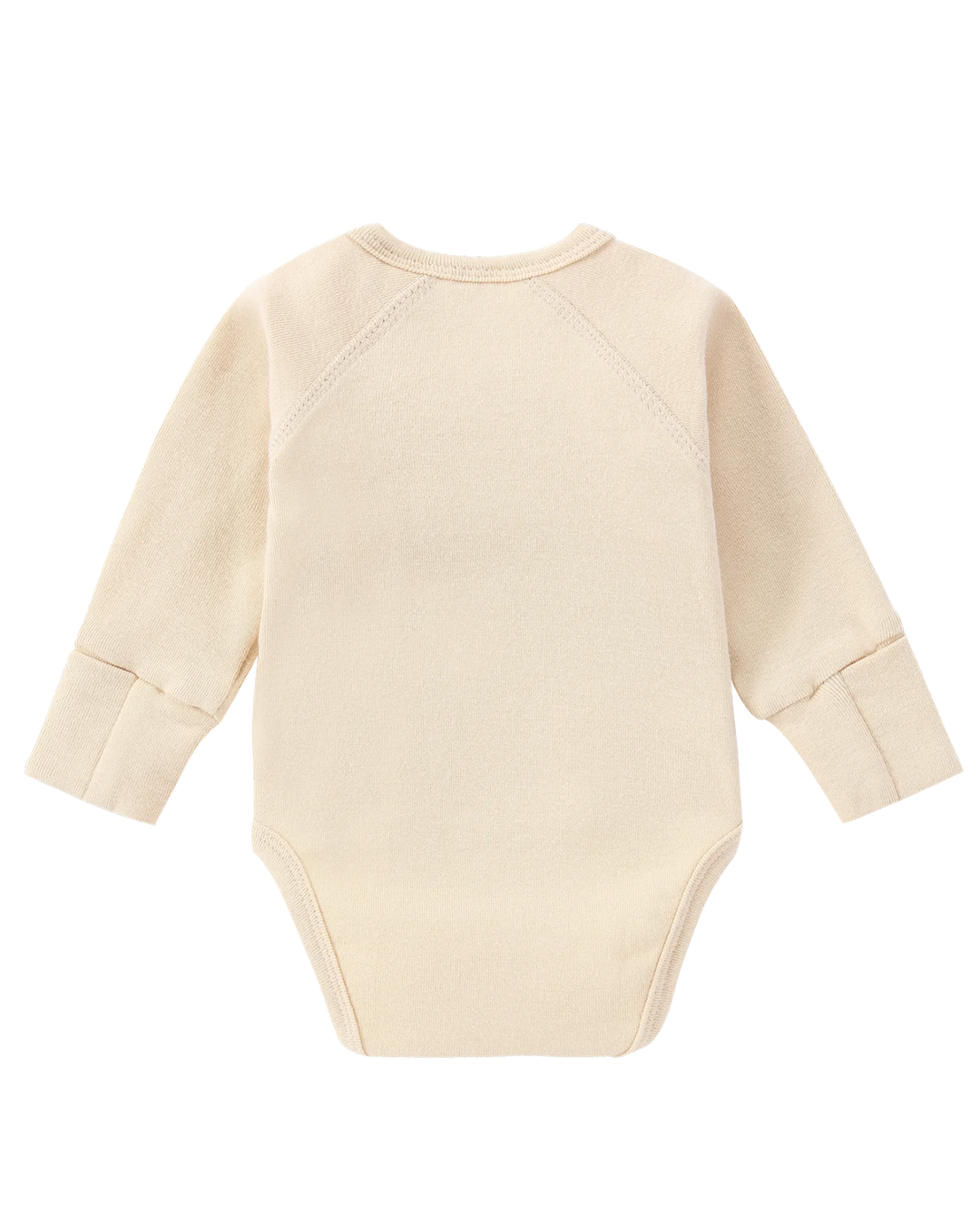 Organic Kimono Bodysuit - Wheat